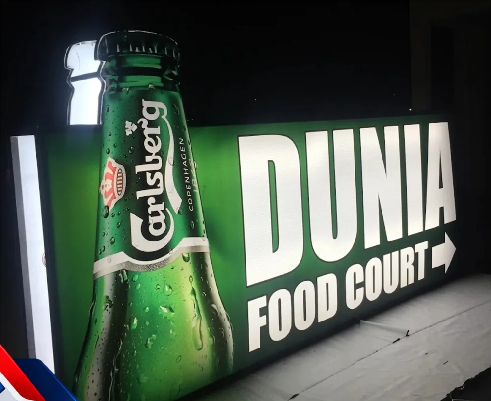 Signage Dunia Food Court